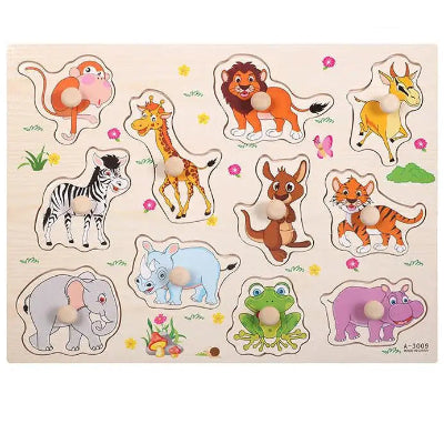 puzzle-bois-reconnaitre-animaux-du-zoo