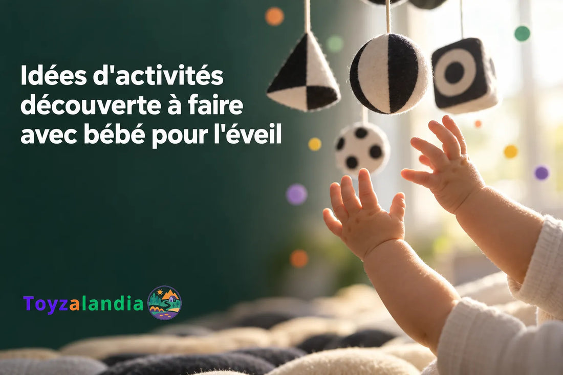 Idées d'activités découverte à faire avec bébé pour l'éveil