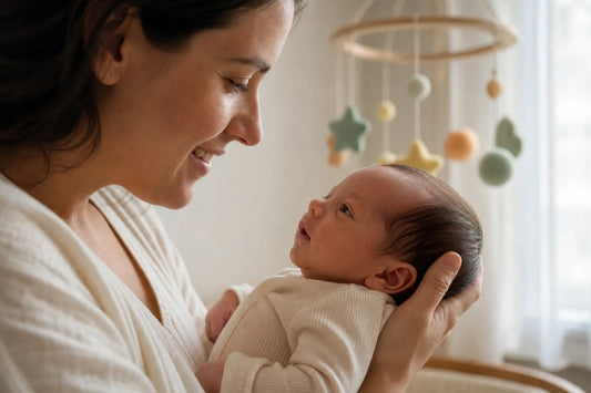Activités d'éveil bébé 0 à 6 mois : jouer et stimuler