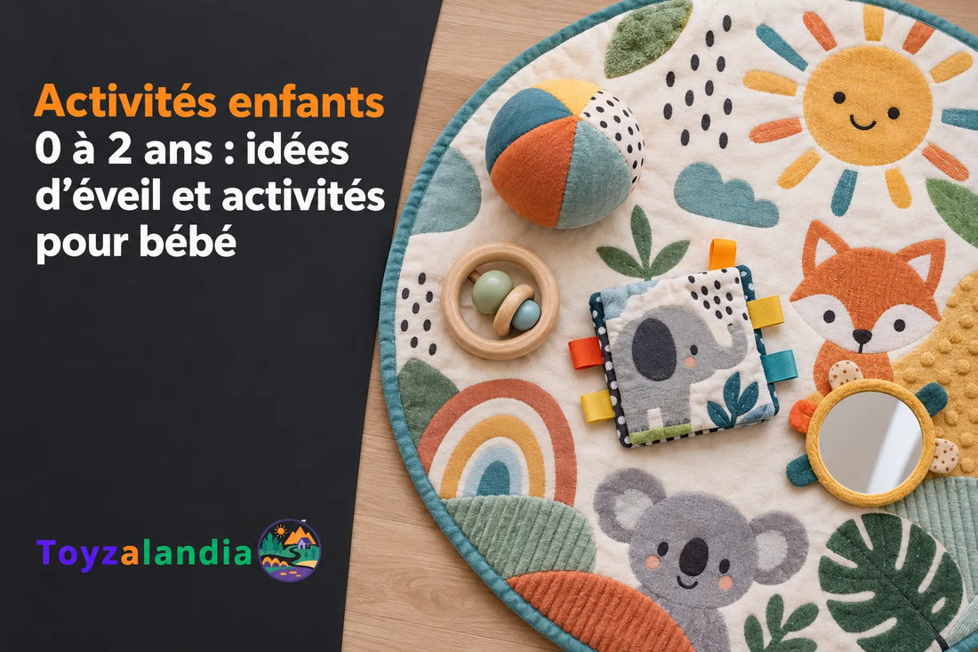Activités enfants 0 à 2 ans : idées d'éveil et activités pour bébé
