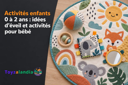 Activités enfants 0 à 2 ans : idées d'éveil et activités pour bébé