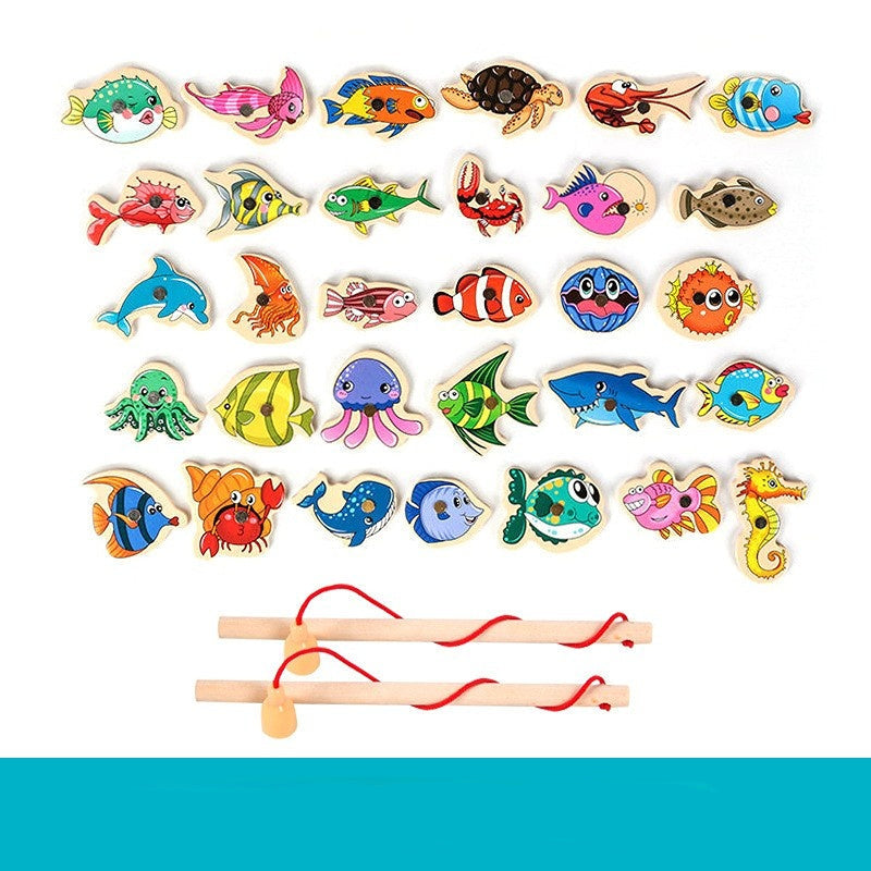 10-Peche-magnetique en-bois-Vie-marine-trente-pieces