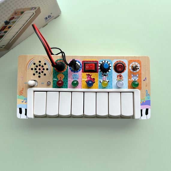 Tableau Montessori - BusyBoardCircuit™ - Piano