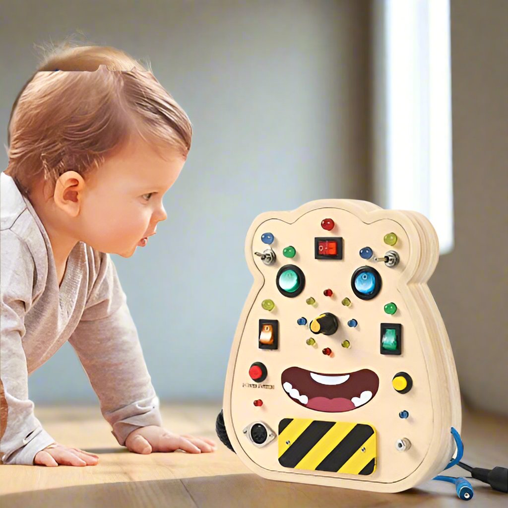 Tableau Montessori - BusyBoardCircuit™ - Visage