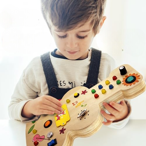 Tableau Montessori - BusyBoardCircuit™ - Guitare