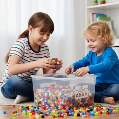 Blocs-construction-deux-filles-jouent