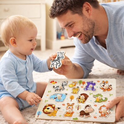 puzzle-bois-reconnaitre-animaux-enfant-papa