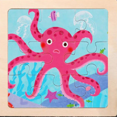 Jouet-en-bois-puzzle-mer-pieuvre