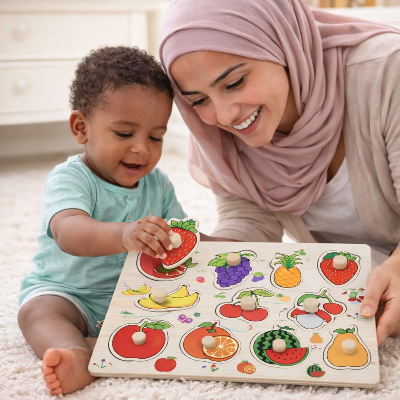Puzzle-bois-Fruits-planche-encastrement-mama-bebe-maghreb
