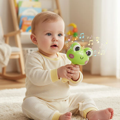 hochet-bebe-grenouille-bebe-joue