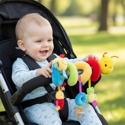 jouet-bebe-chenille-poussette