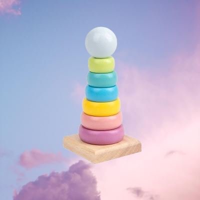 jouet-en-bois-tour-macaron-pastel-facile