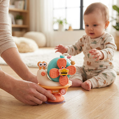 jouet-evolutif-escargot-orange-bebe-joue