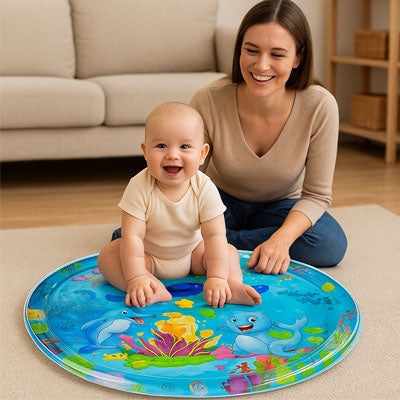 tapis-eau-bebe-garcon-maman