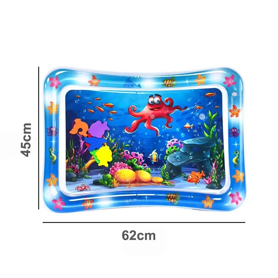 tapis-eau-bebe-rectangle-bleu-dimension