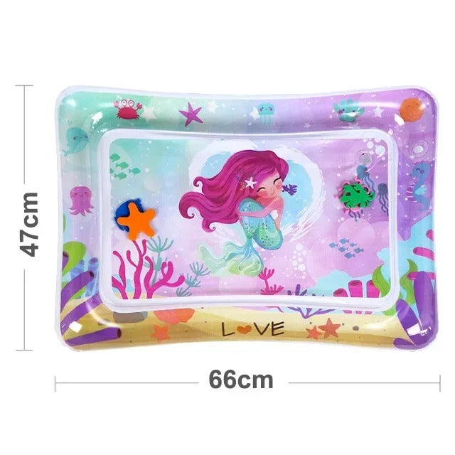 tapis-eau-bebe-rectangle-rose-dimension